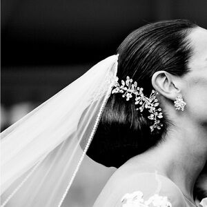 Beautiful Silver hairpiece
